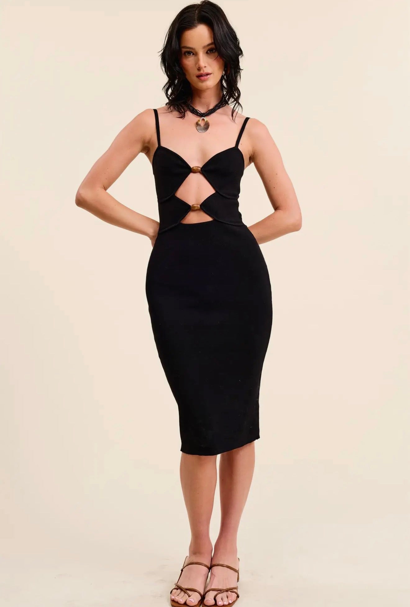 Clotilde Bodycon Midi Dress