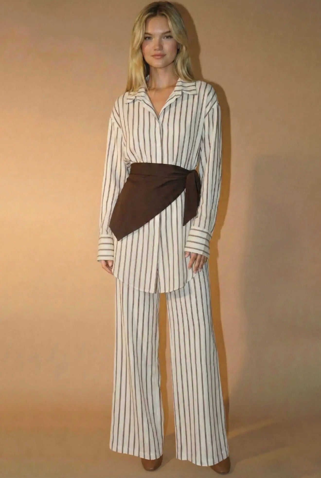 Apollonia Striped Set