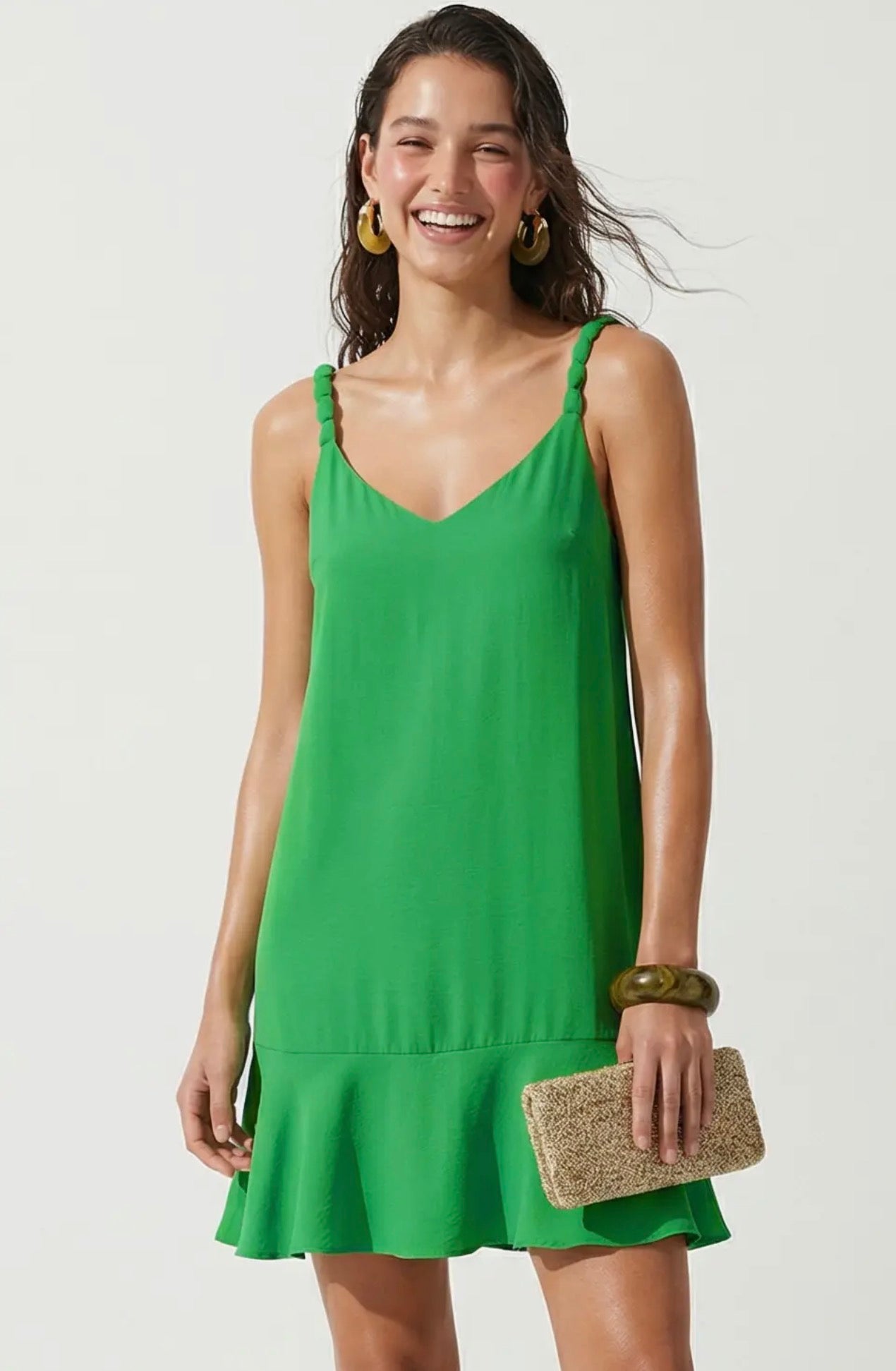 Alfie Sleeveless Flutter Dress