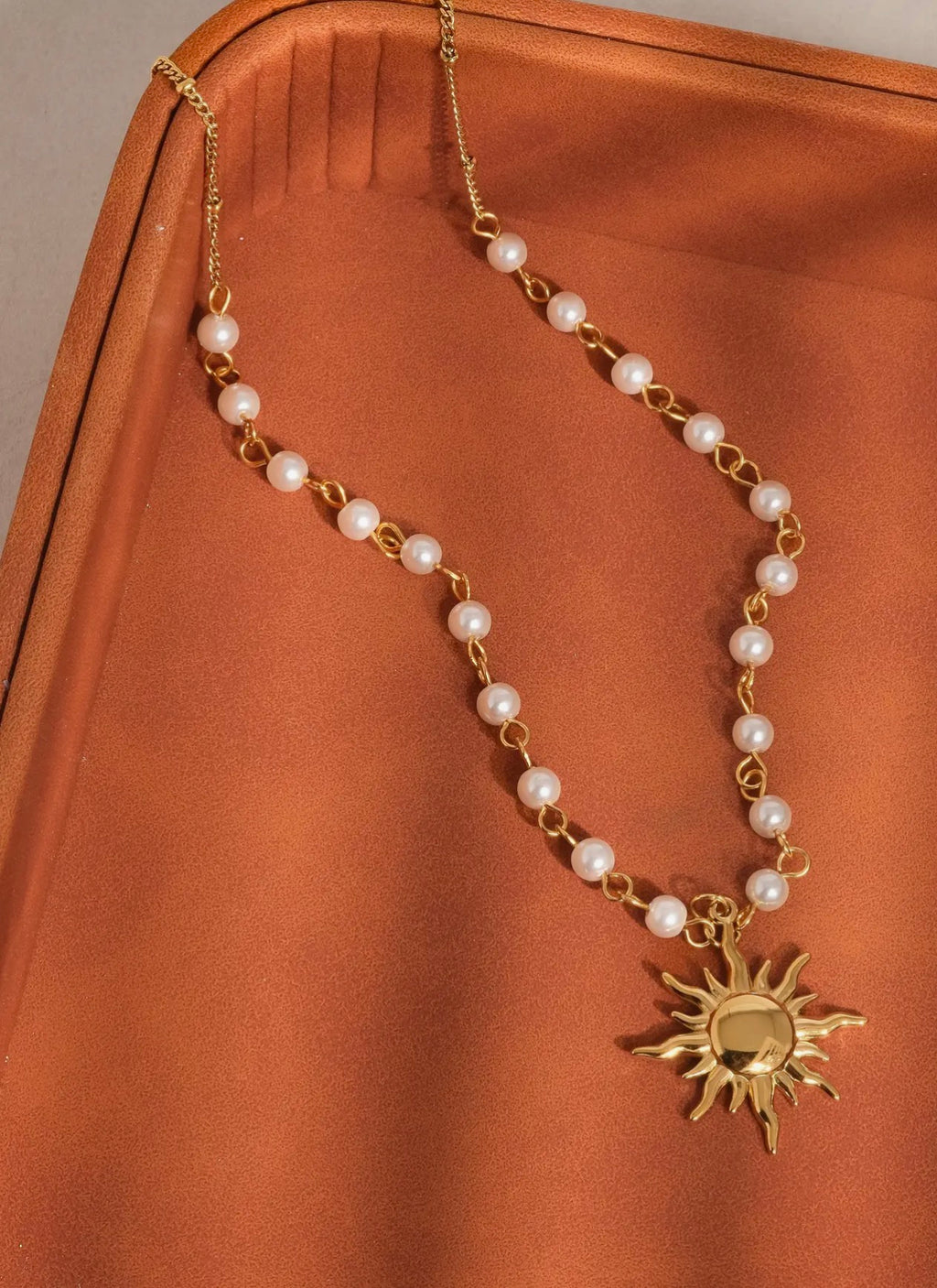 Kalani Sun Beaded Necklace