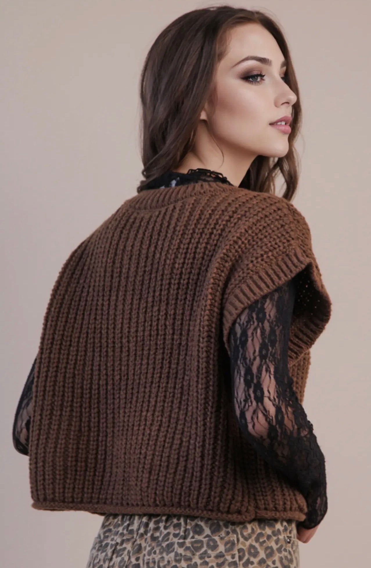 Rosana Oversized Knit Sweater Top