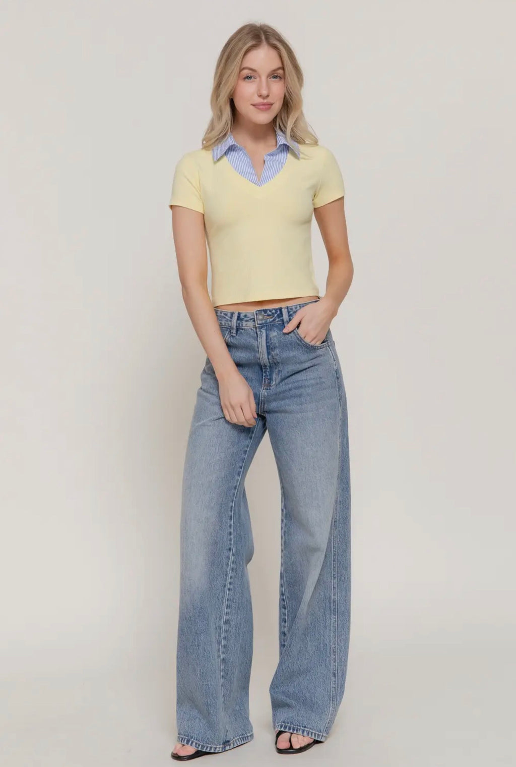 Addison Short Sleeve Polo Top