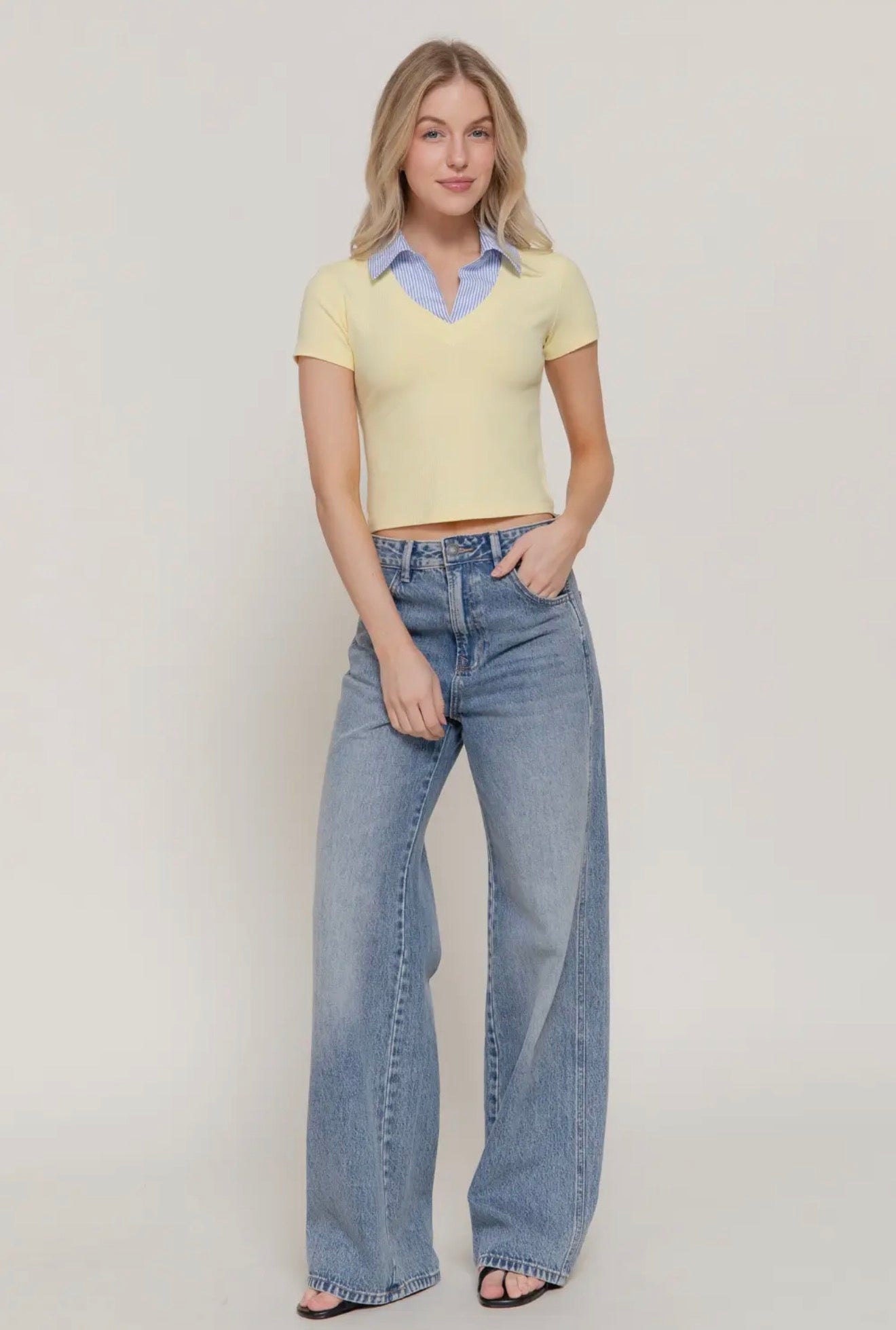 Addison Short Sleeve Polo Top